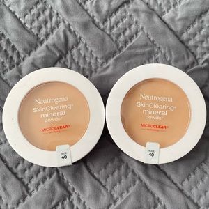 Two neutrogena mineral powders